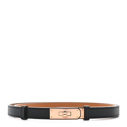 Hermes Epsom Kelly Belt Black 1 of 4