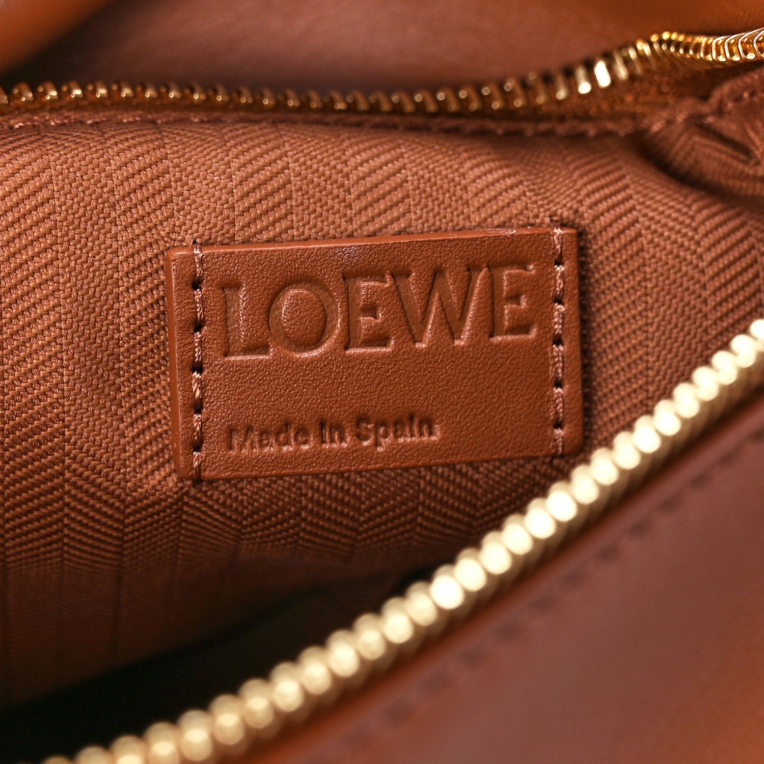 Loewe Satin Calfskin Small Puzzle Bag Pecan 6 of 11