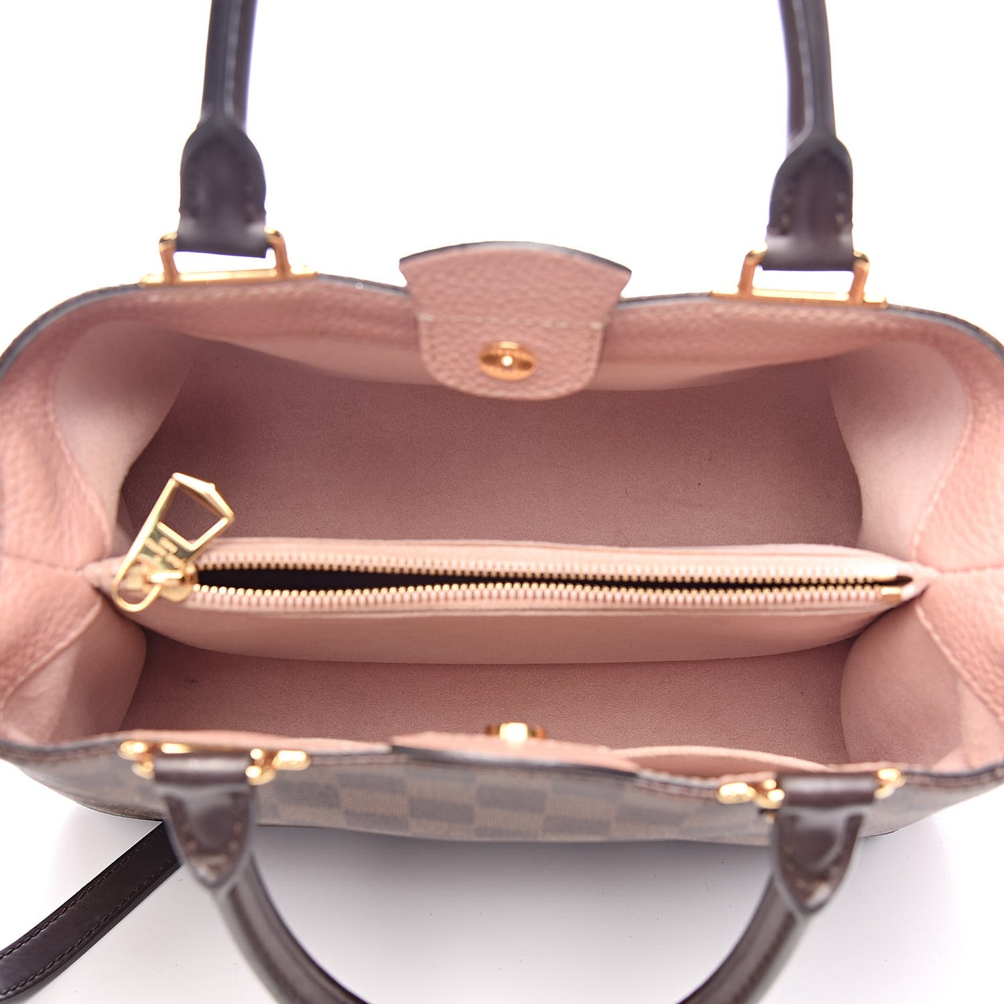 Damier Ebene Cuir Taurillon Brittany Magnolia