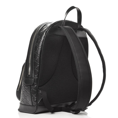 Gucci Guccissima Signature Day Backpack Black 3 of 7