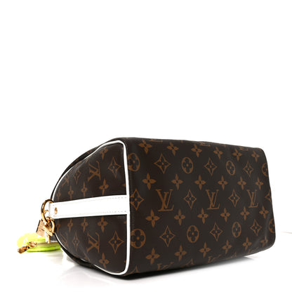 Louis Vuitton Monogram LV Match Speedy Bandouliere 25 White 4 of 9