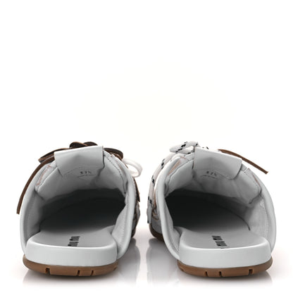 Miu Miu X NEW BALANCE Calfskin 530 SL Slip-On Sneaker Mules 37.5 White 6 of 10