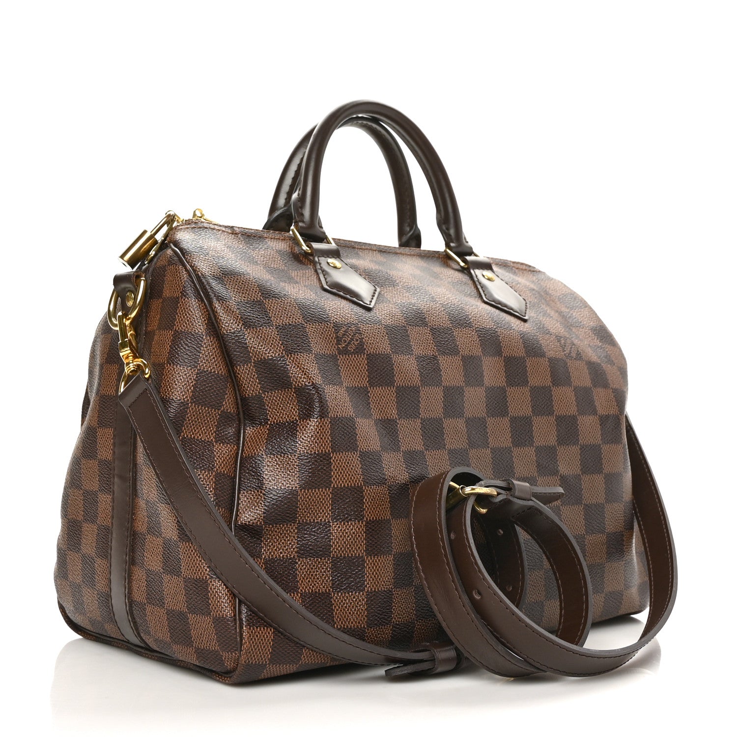Louis Vuitton Damier Ebene Speedy Bandouliere 30 3 of 10