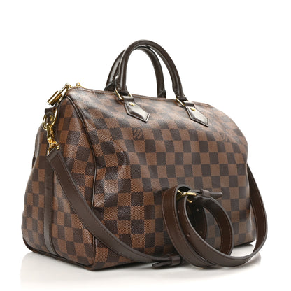 Louis Vuitton Damier Ebene Speedy Bandouliere 30 3 of 10