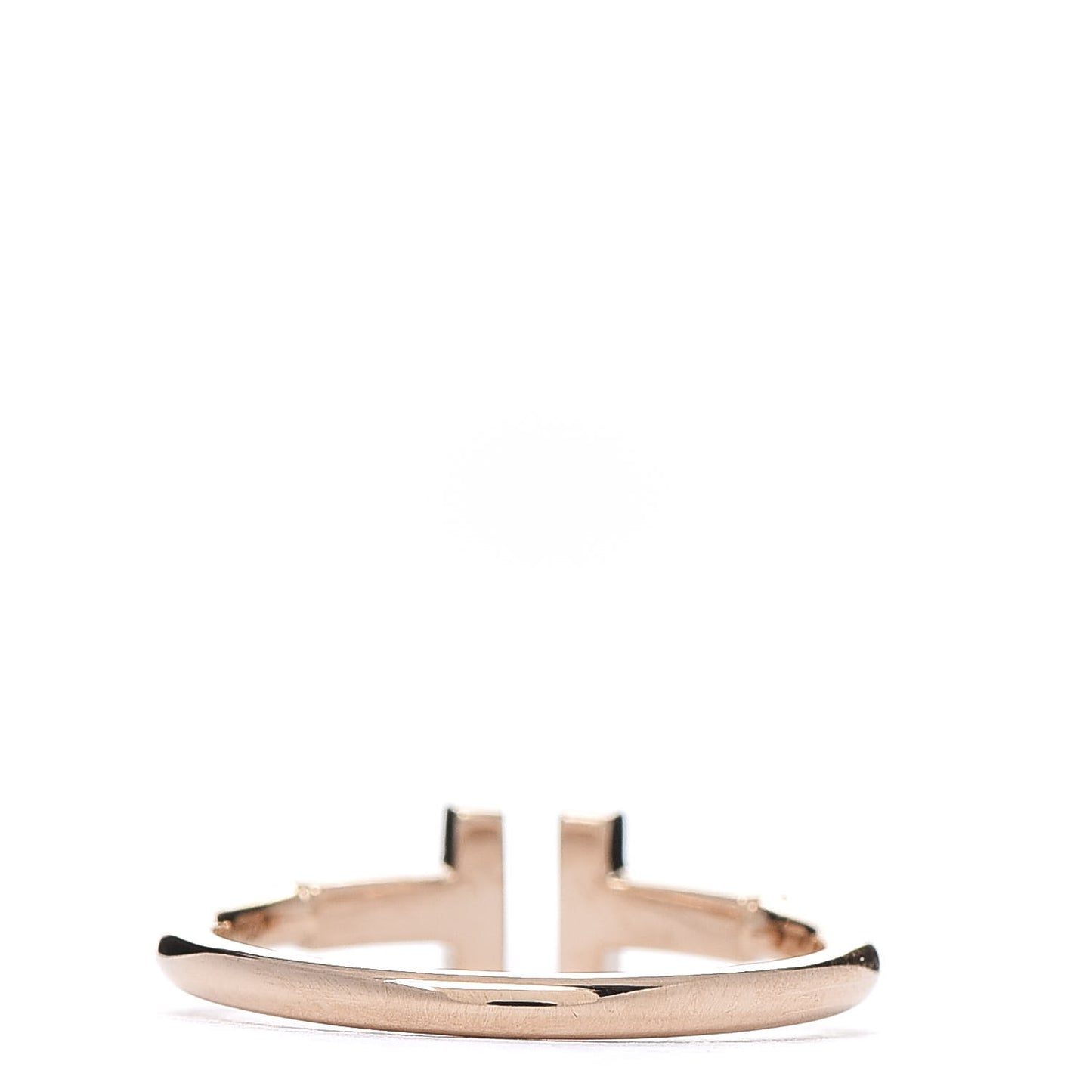 18K Rose Gold T Wire Ring 52 6