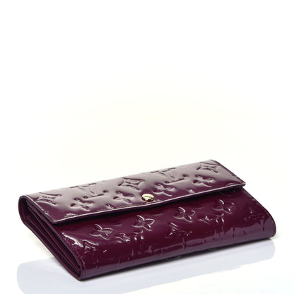 Louis Vuitton Vernis Sarah Wallet Violet 4 of 6