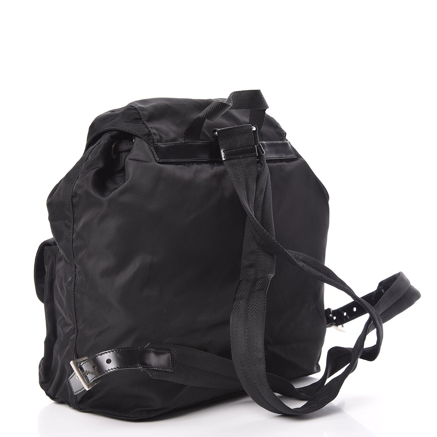 Nylon Vela Medium Backpack Black