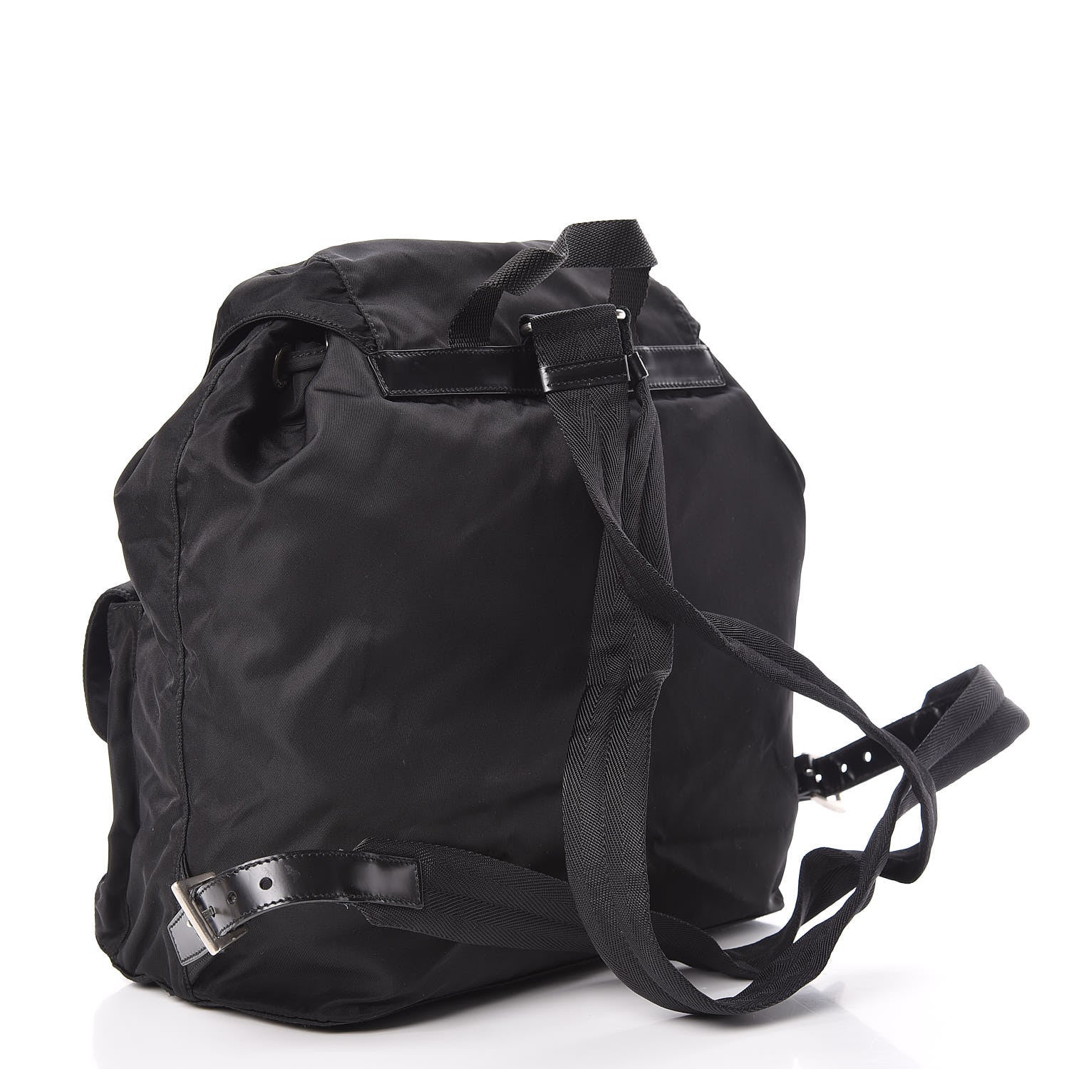 Prada Nylon Vela Medium Backpack Black 3 of 15