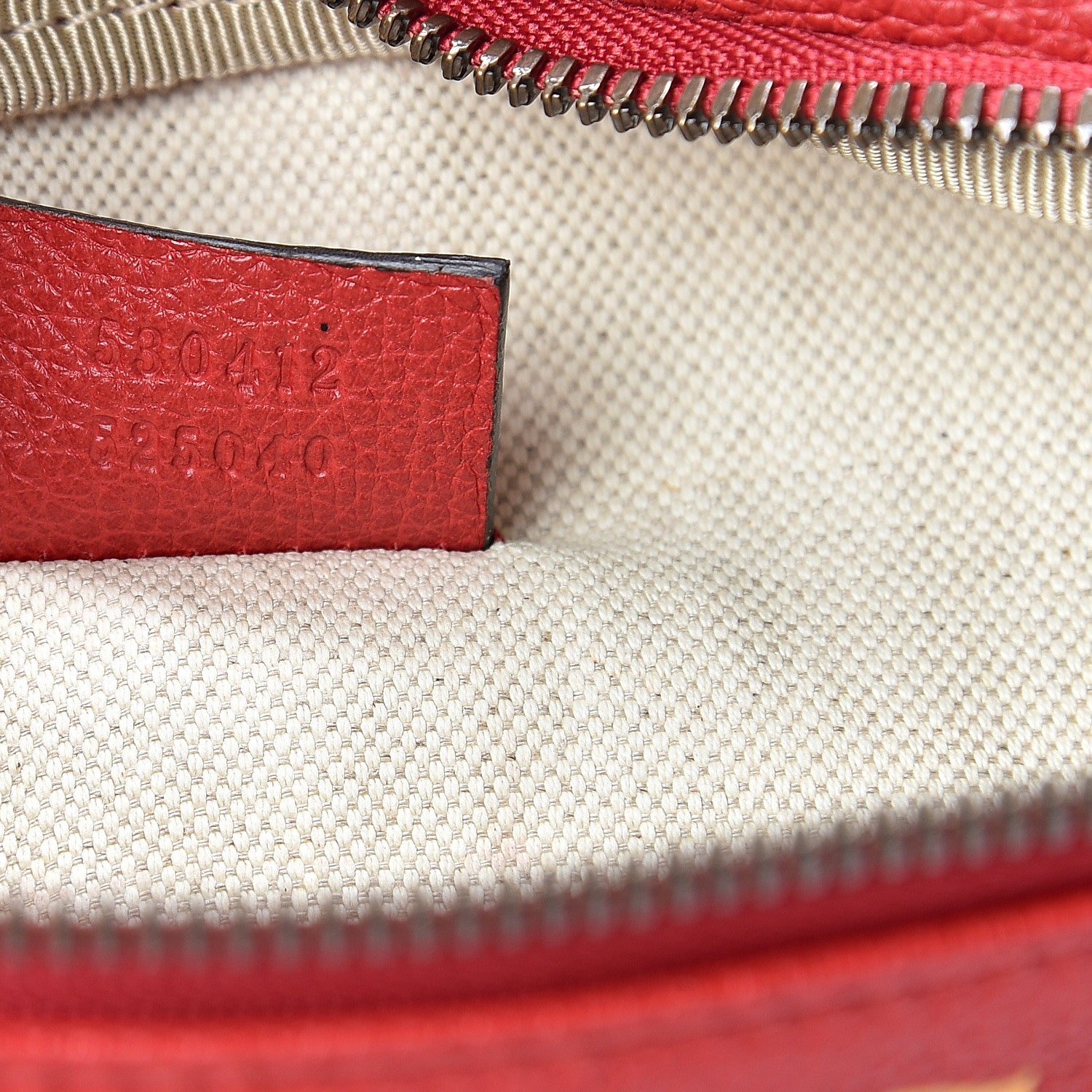 Gucci Grained Calfskin Logo Belt Bag Hibiscus Red 6 of 9