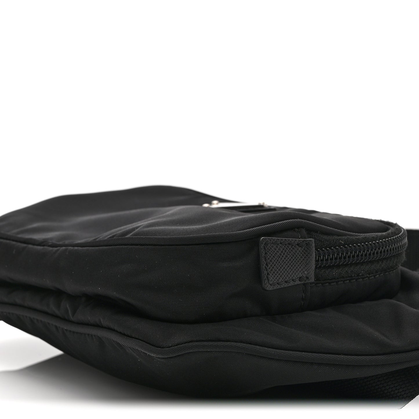 Re-Nylon Saffiano Belt Bag Black