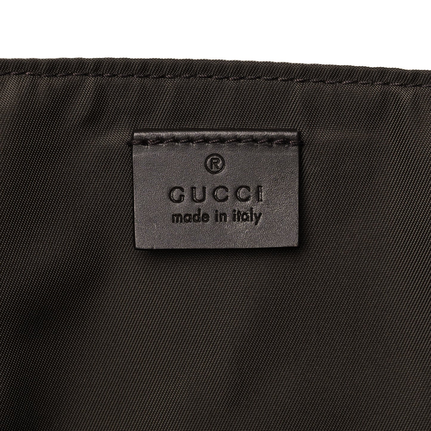 GG Plus Monogram Messenger Diaper Bag Dark Brown