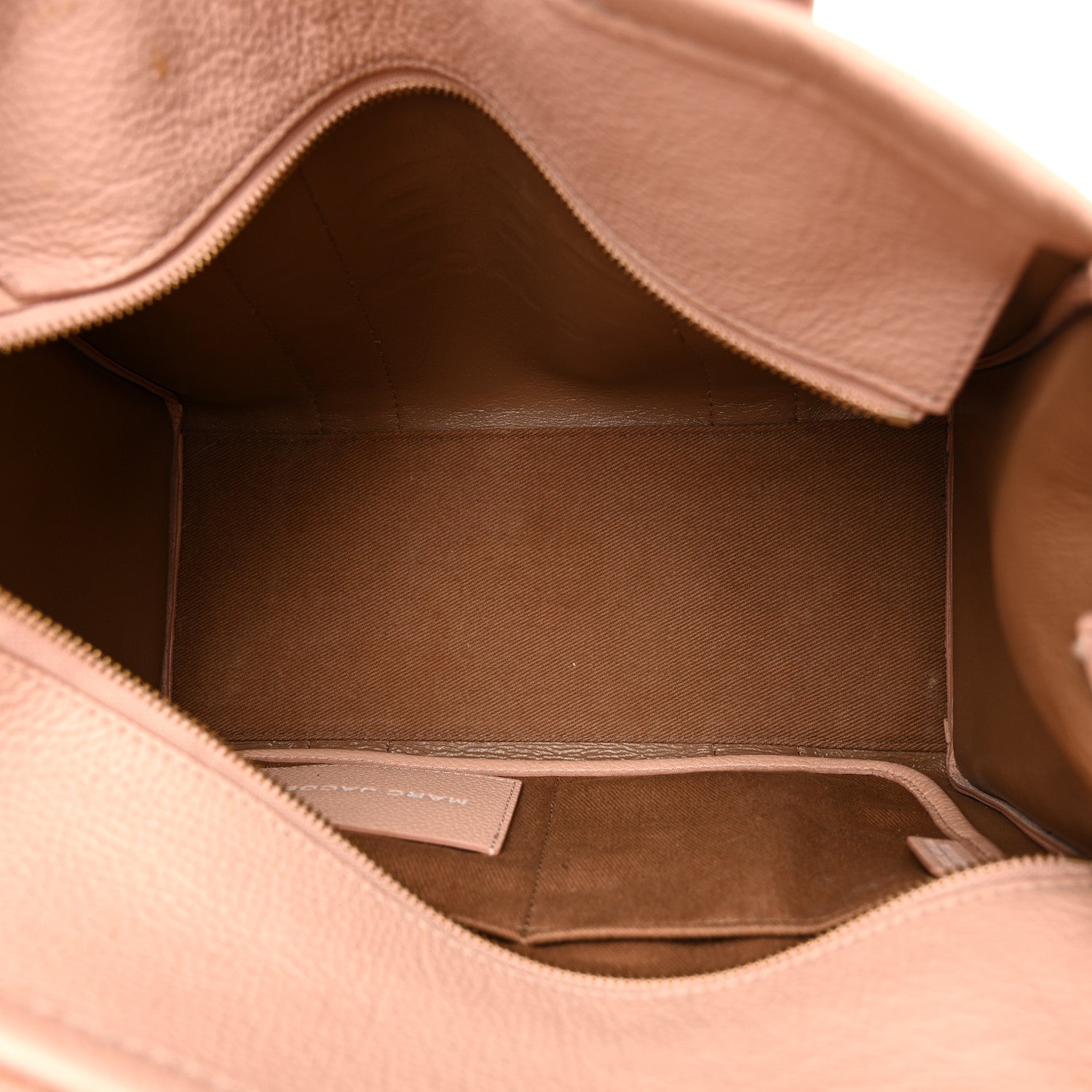 Marc Jacobs Grained Calfskin Medium The Tote Bag Rose Dust 5 of 19