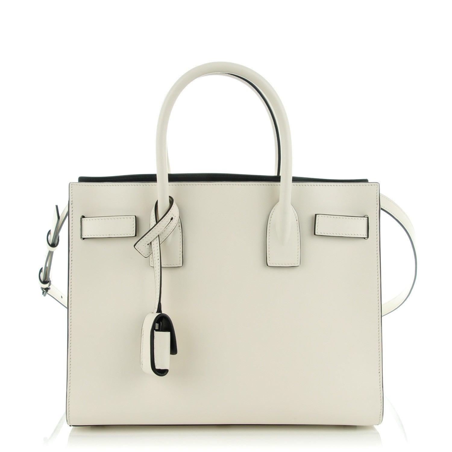 Saint Laurent Smooth Calfskin Baby Sac De Jour White 1 of 7