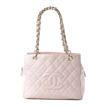 Chanel Caviar Quilted Petit Timeless Shopping Tote PTT Pink 1 of 12