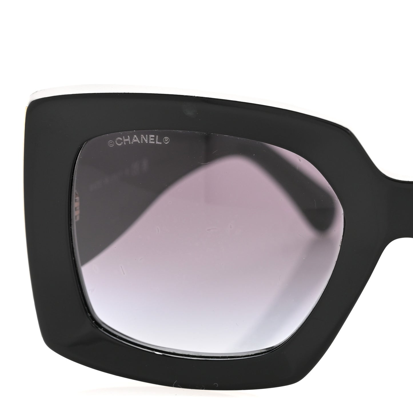 Acetate Rectangle Sunglasses 5435 Black