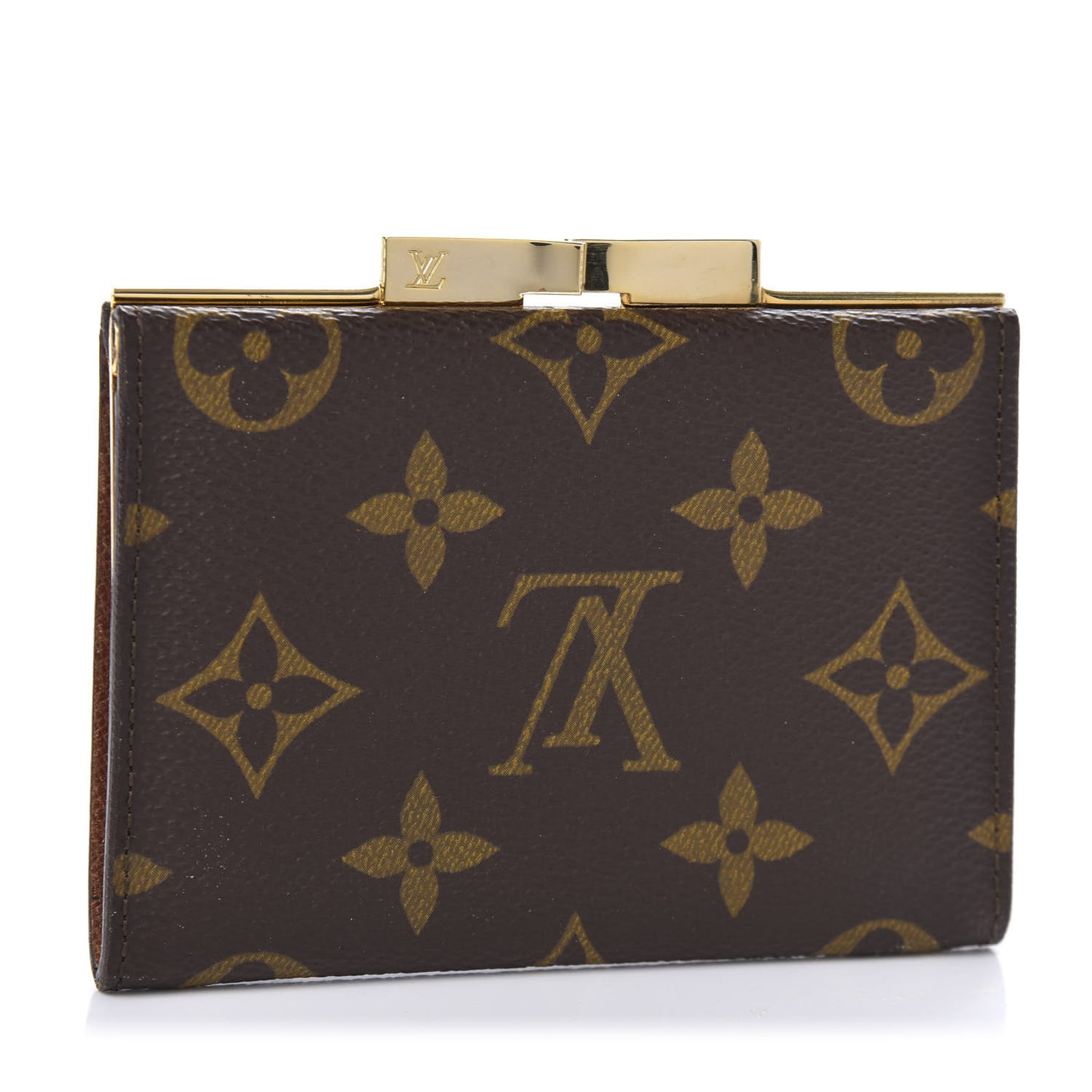 Monogram French Kiss Lock Coin Purse