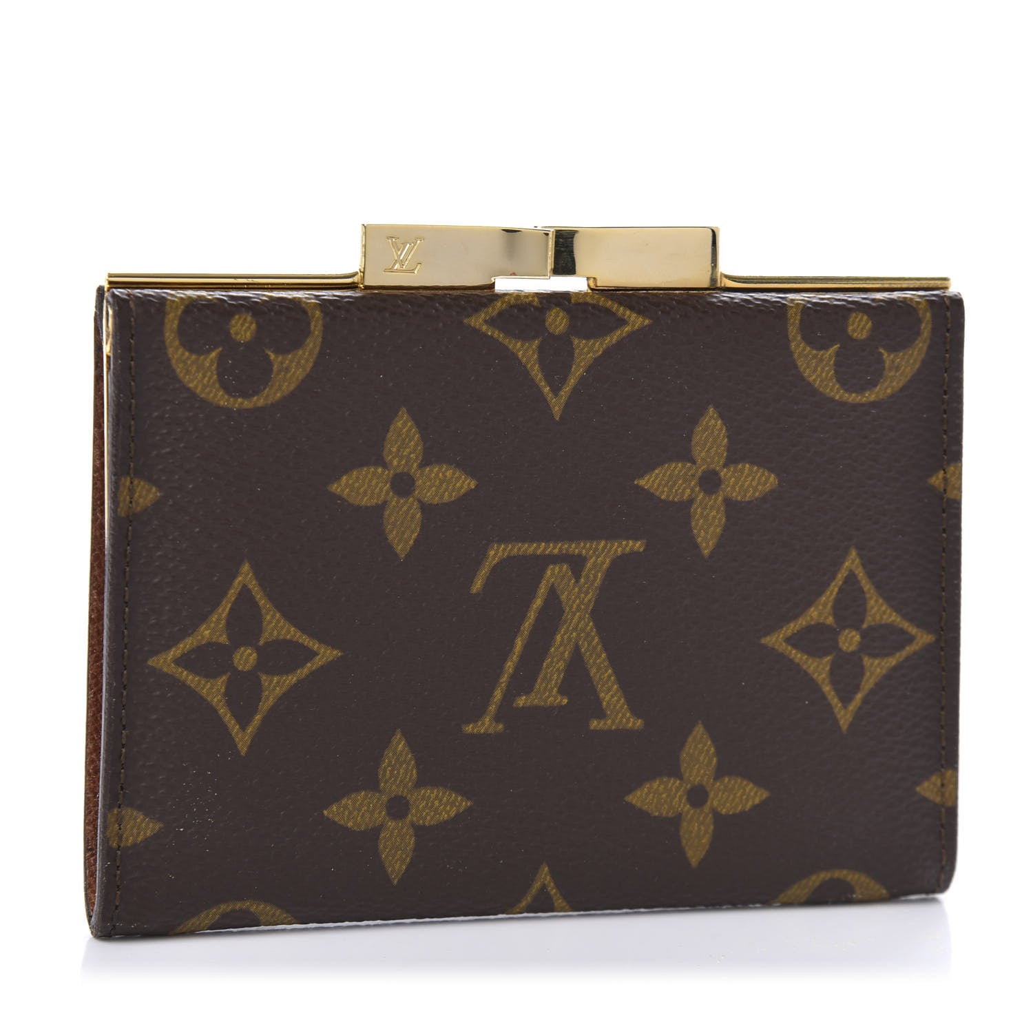 Louis Vuitton Monogram French Kiss Lock Coin Purse 3 of 6