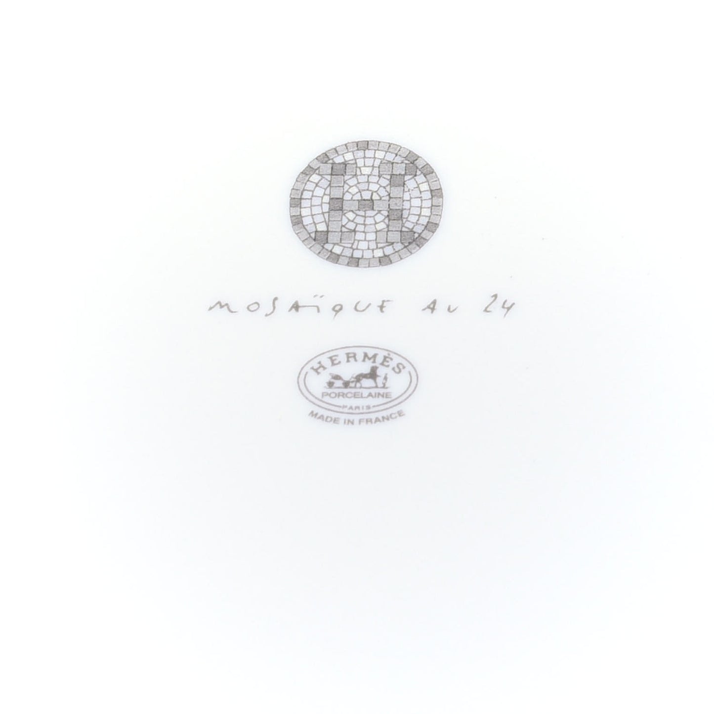 Porcelain Mosaique Au 24 Sushi Plate Platine