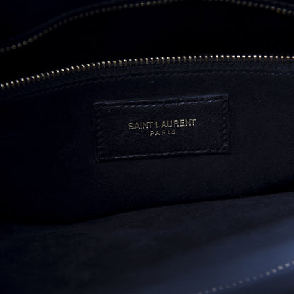Saint Laurent Calfskin Small Sac De Jour White Black 17 of 18