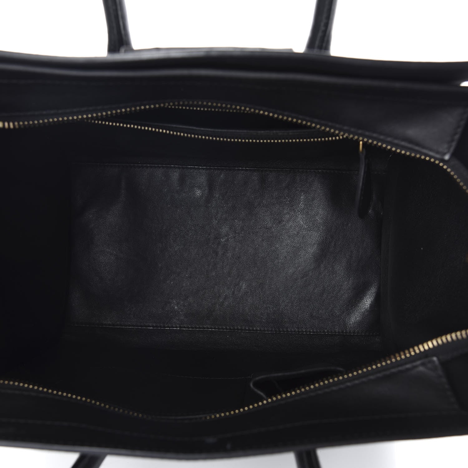 Celine Smooth Calfskin Mini Luggage Black 5 of 9
