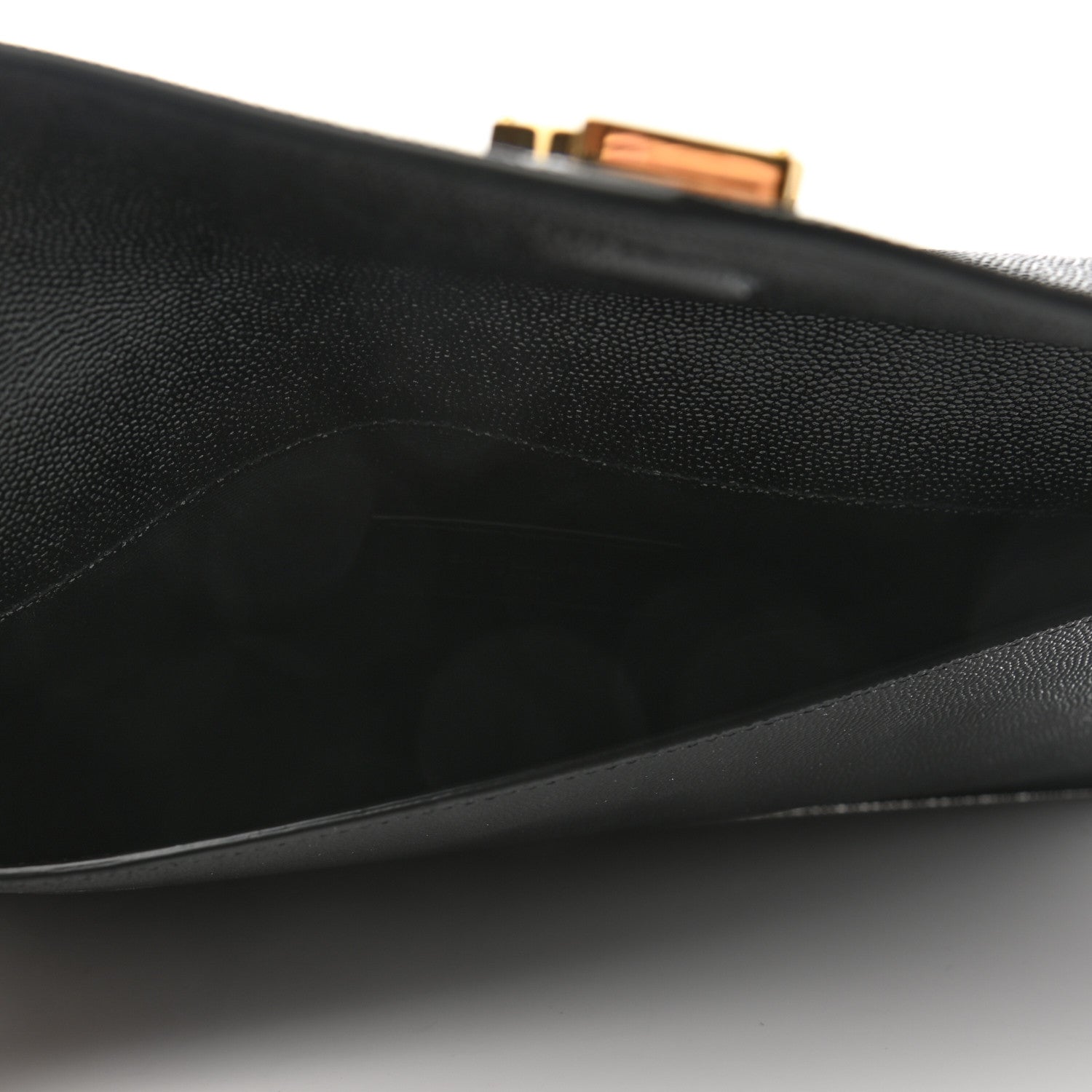 Saint Laurent Grain De Poudre Uptown Pouch Black 6 of 8