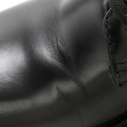 Prada Spazzolato Rois Re-Nylon Metal Triangle Logo Monolith Pouch Pocket 55mm Boots 35.5 Black 11 of 11