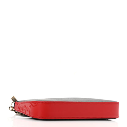 Christian Louboutin Calfskin Loubila Chain Clutch Black 4 of 9
