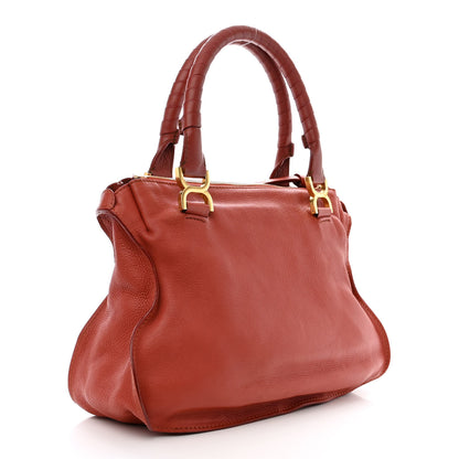 Chloe Calfskin Medium Marcie Satchel Maple Leaf 3 of 13