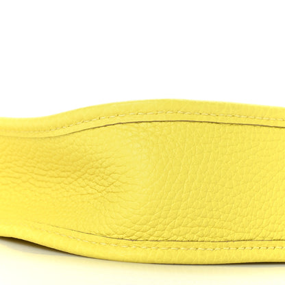 Hermes Taurillon Clemence Evelyne TPM Lime 7 of 8