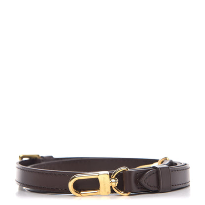 Louis Vuitton Calfskin 16mm Adjustable Shoulder Strap Brown 1 of 5