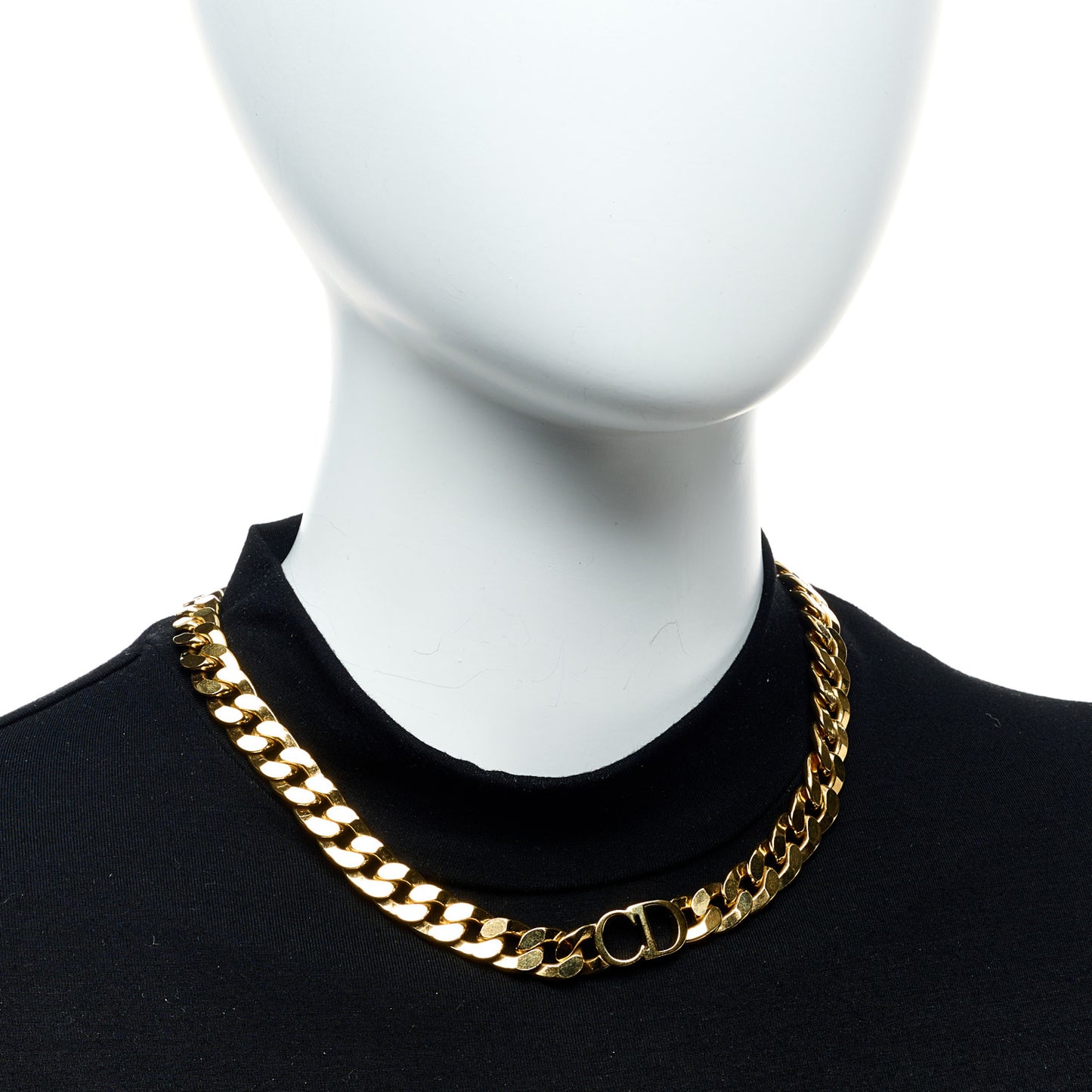 Metal Danseuse Etoile Chain Choker Necklace Gold