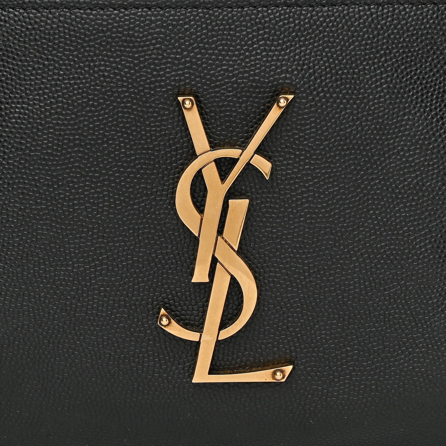 Saint Laurent Grain De Poudre Monogram Belt Bag Black 7 of 9