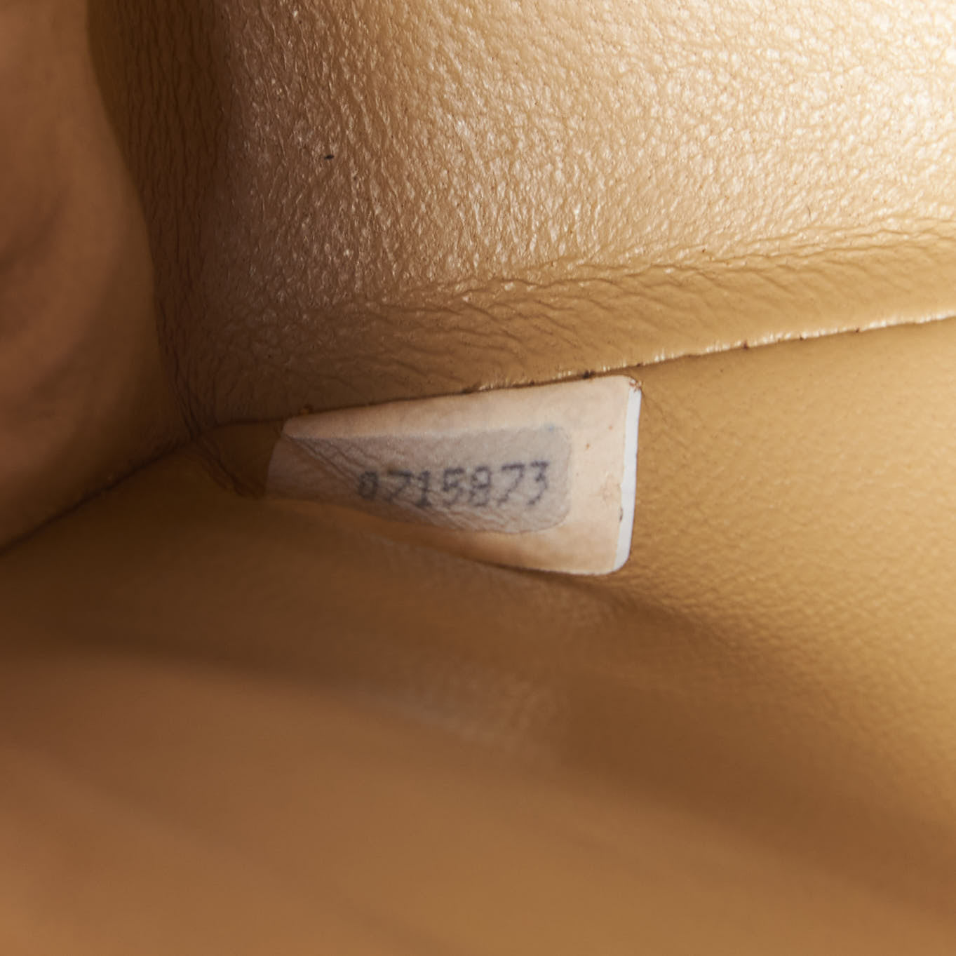 Lambskin Quilted Medium Double Flap Beige