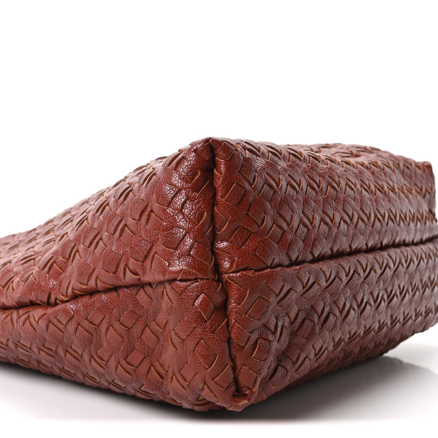 The Row Calfskin Lilou Woven Bag Pecan 8 of 9