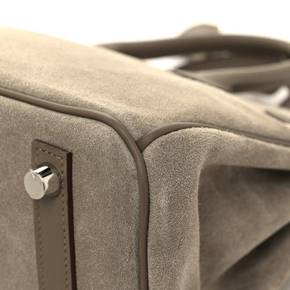 Hermes Veau Doblis Swift Grizzly Birkin 25 Etoupe 12 of 12