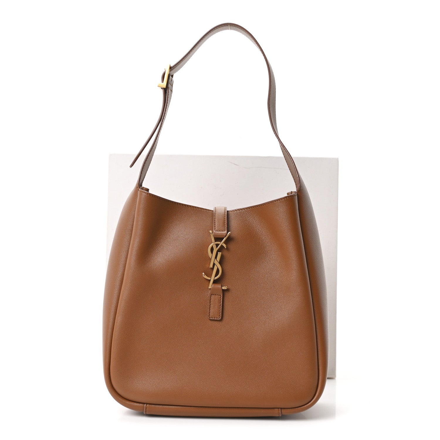 Saint Laurent Smooth Calfskin Small Le 5 A 7 Soft Hobo Fox 10 of 10