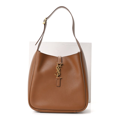 Saint Laurent Smooth Calfskin Small Le 5 A 7 Soft Hobo Fox 10 of 10