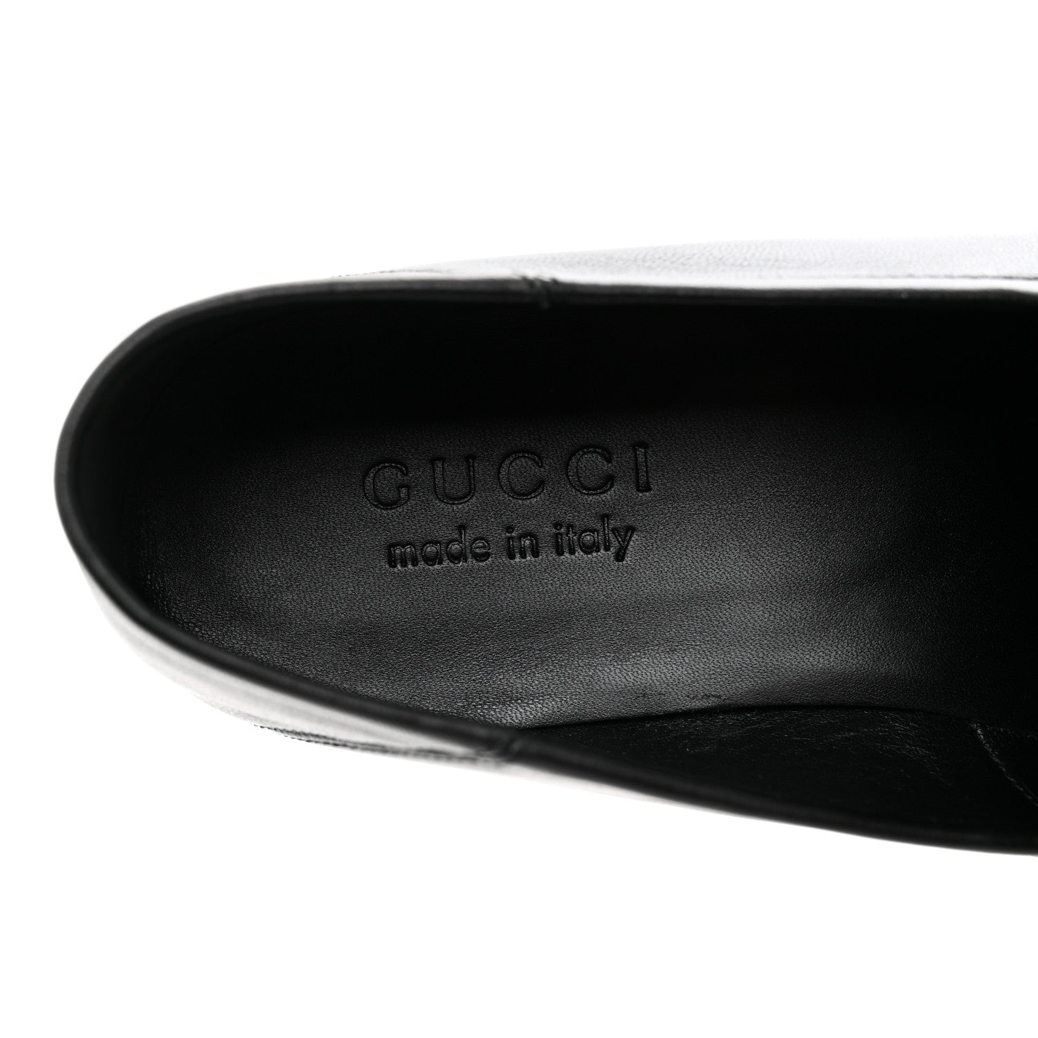 Gucci Lambskin Mens Brixton Horsebit Loafers 5.5 Black 7 of 9