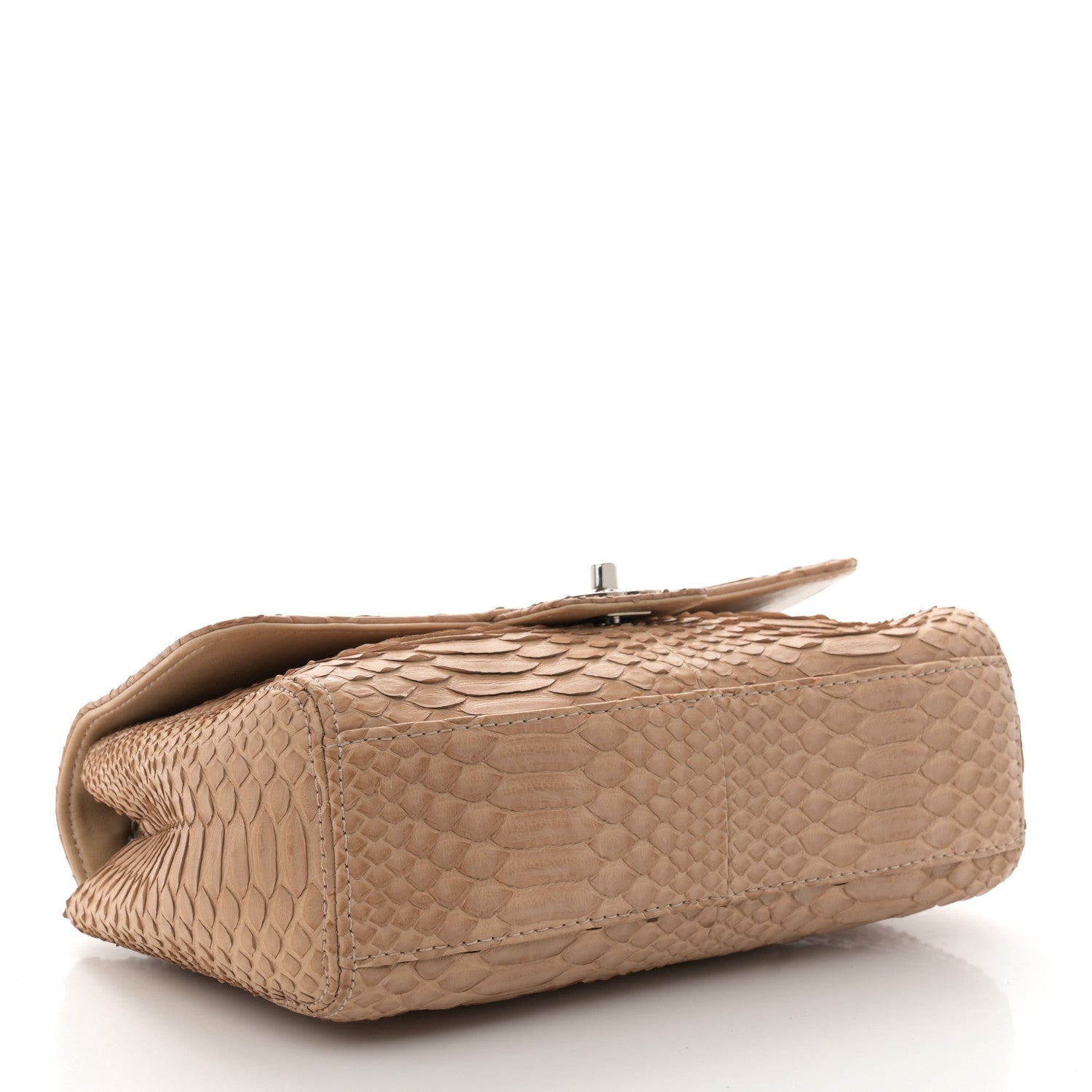 Chanel Snakeskin Medium Soho Tassel Flap Beige 4 of 11