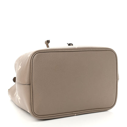 Louis Vuitton Empreinte Monogram Giant Neonoe MM Tourterelle Creme 7 of 10