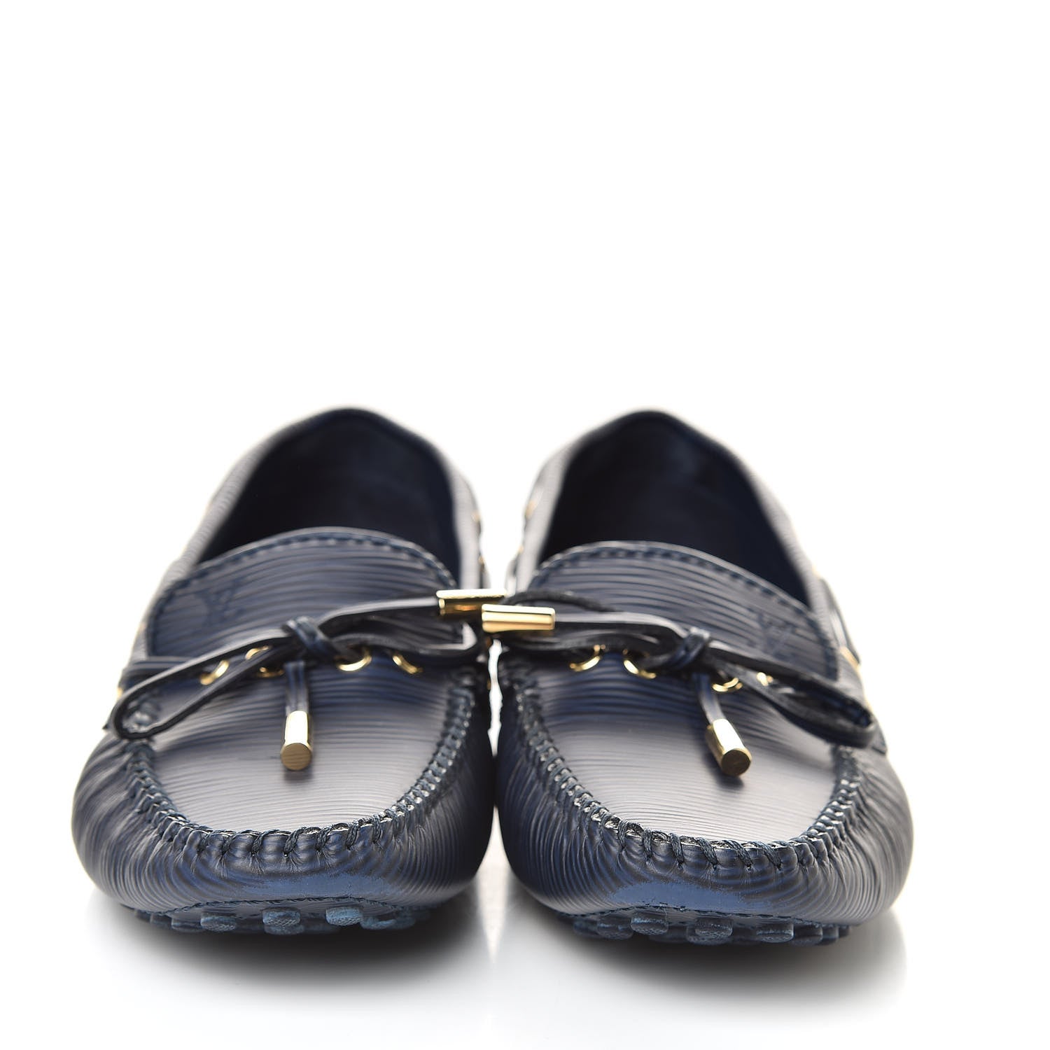 Louis Vuitton Epi Gloria Flat Loafers 38 Indigo 2 of 9