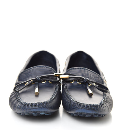 Louis Vuitton Epi Gloria Flat Loafers 38 Indigo 2 of 9