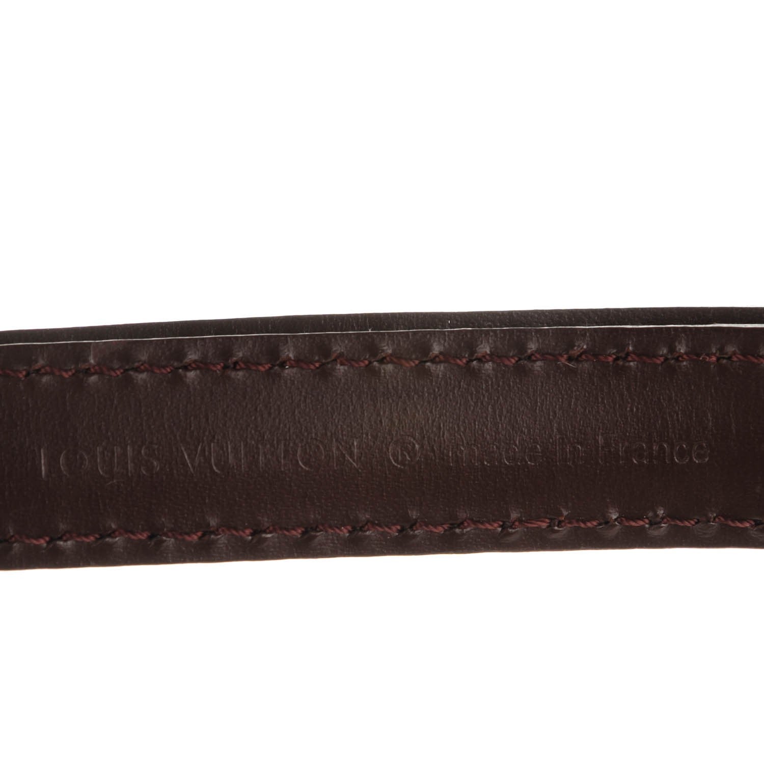 Louis Vuitton Calfskin 16mm Adjustable Shoulder Strap Brown 4 of 5
