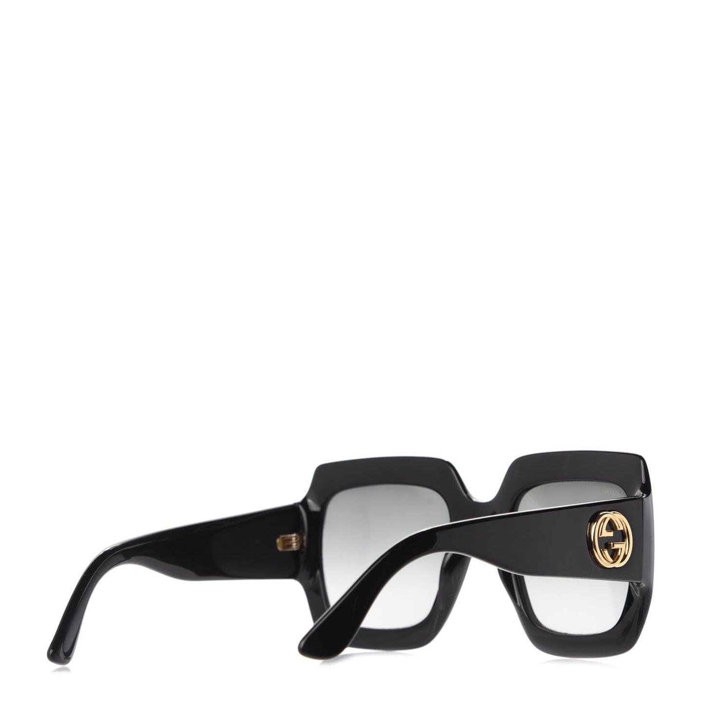 Acetate Square Frame Sunglasses GG0053S Black