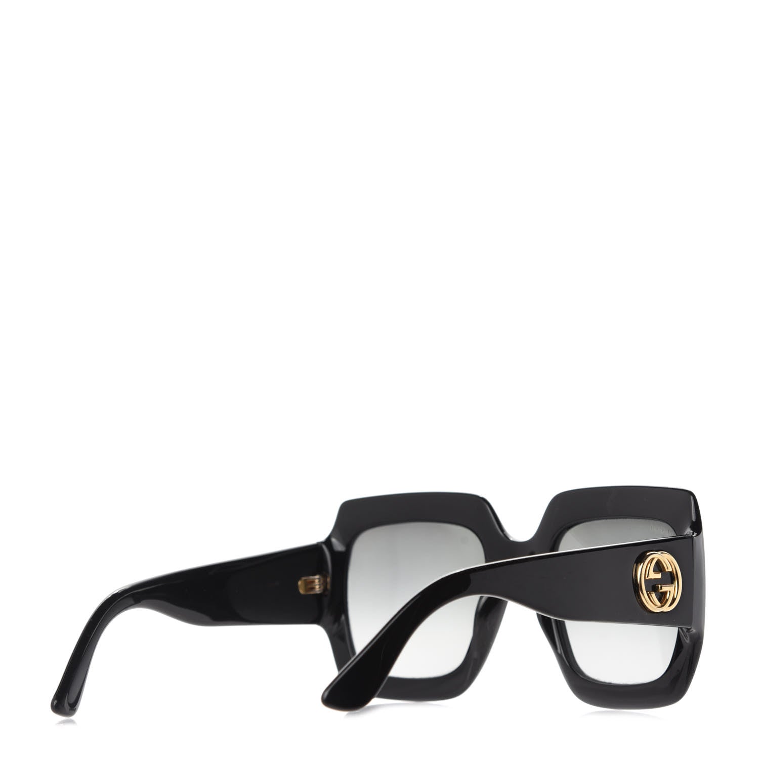 Gucci Acetate Square Frame Sunglasses GG0053S Black 4 of 8