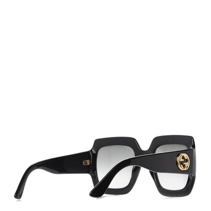 Gucci Acetate Square Frame Sunglasses GG0053S Black 4 of 8