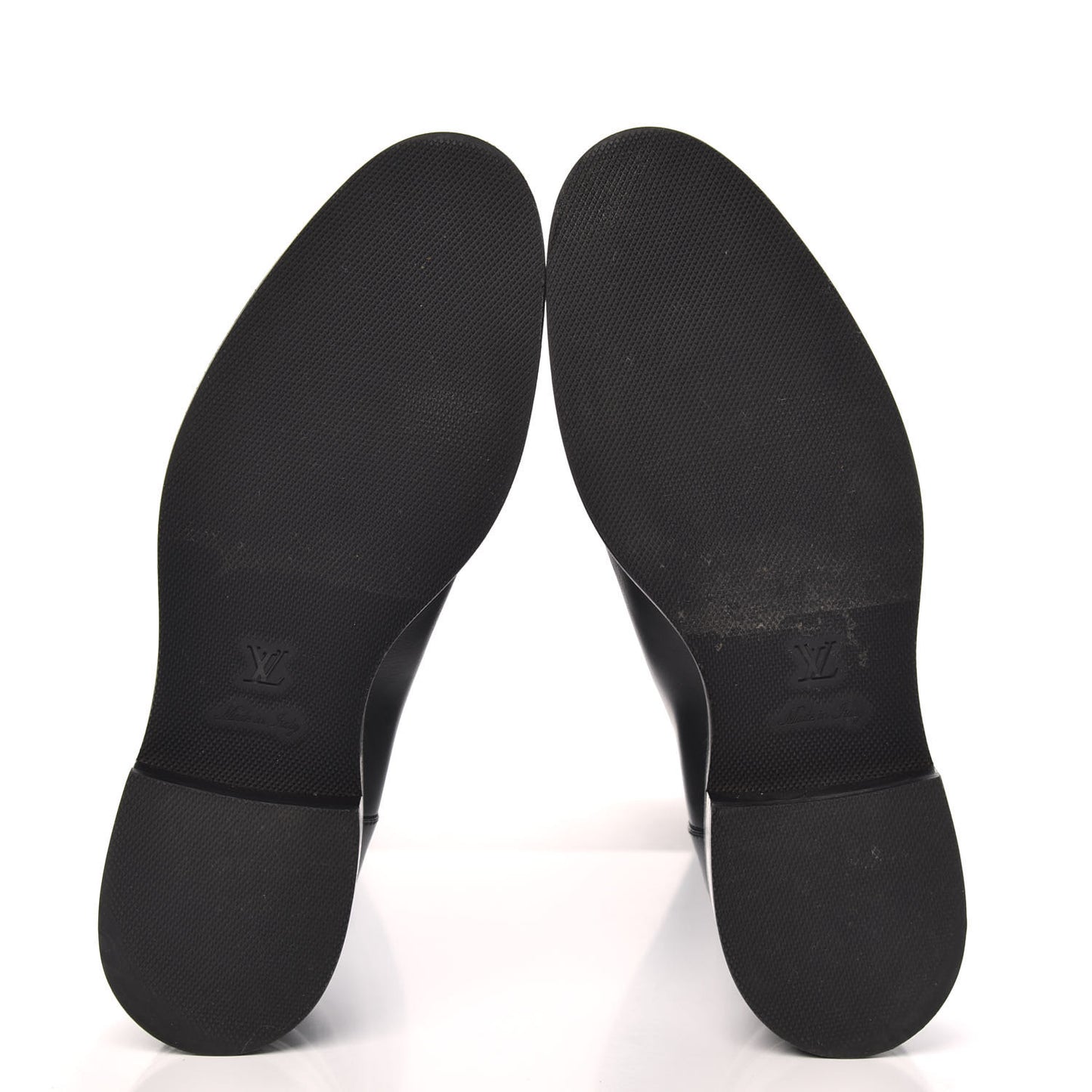 Calfskin Overdrive Flat High Boots 38.5 Black