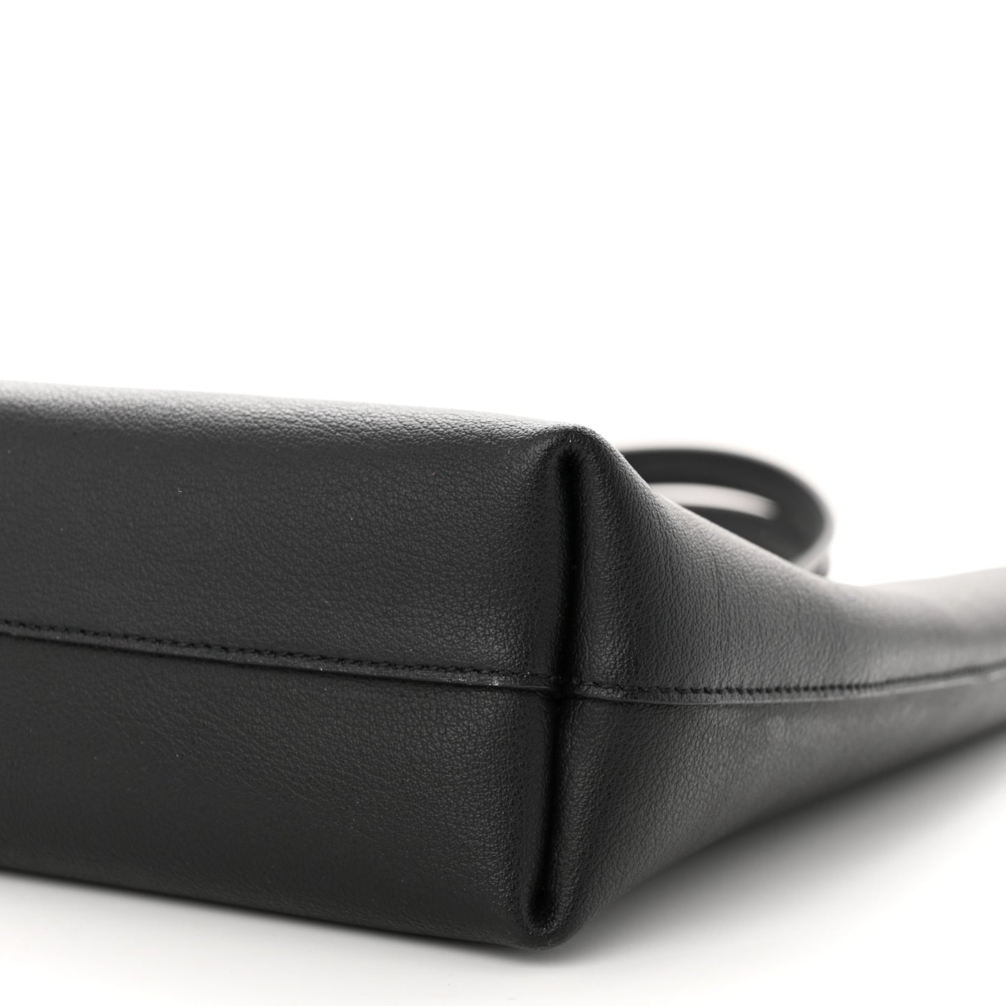 Calfskin Toy Shopping Tote Black