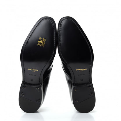 Saint Laurent Patent Calfskin Montaigne 25 Uniform 38 Black 6 of 11