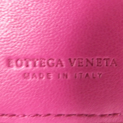 Bottega Veneta Woven Leather French Wallet Pink 4 of 6
